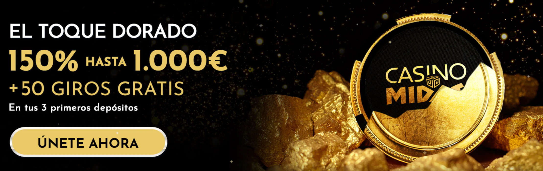 Bono de Bienvenida de Midas Casino
