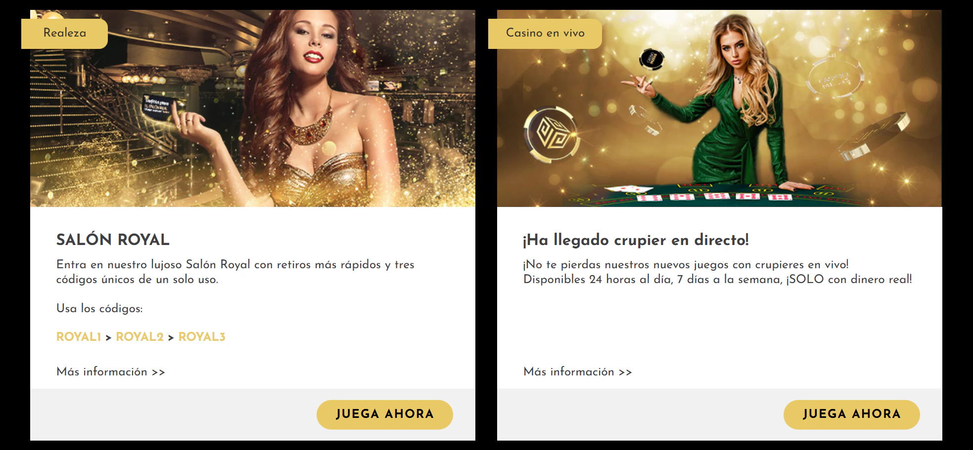Promociones de Midas Casino